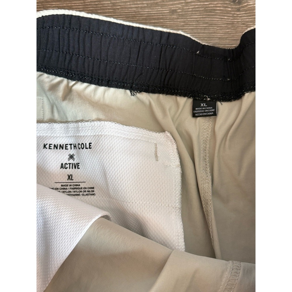 Kenneth Cole Active Tech Jogger Ankle Zip Cargo Lightweight White Size XL - Picture 10 of 10